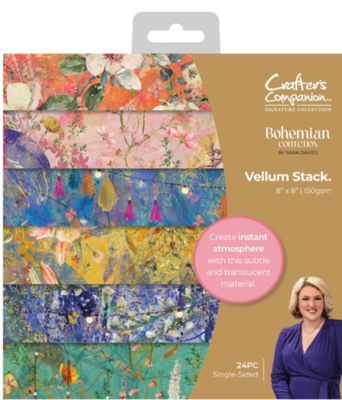 Crafter&#39;s Companion Bohemian Collection Vellum Stack