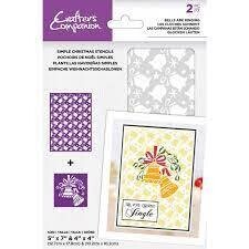 Crafters Companion Stencil BELLS ARE RINGING