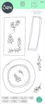 Sizzix Clear Stamps 666032 DRAWN FRAMES