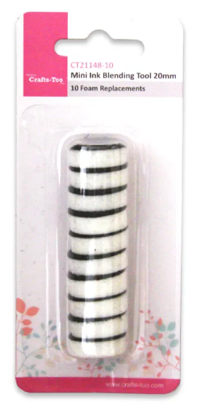Crafts Too MINI INK BLENDING TOOLS FOAMS X 10
