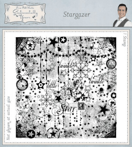 Phil Martin Rubber Stamp STARGAZER