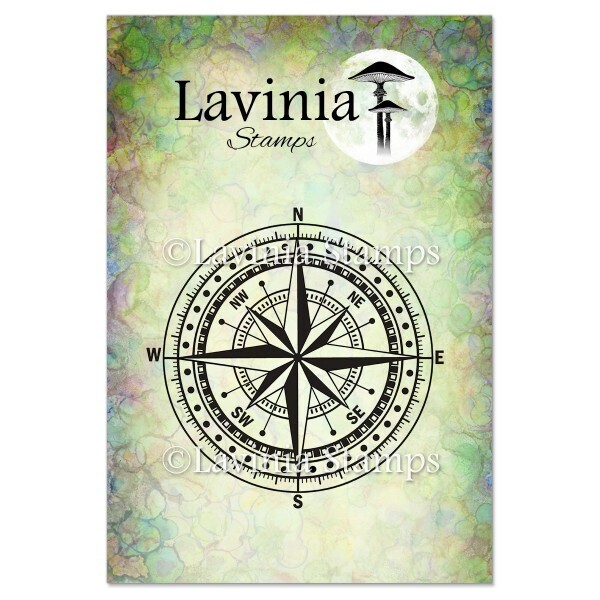 Lavinia Acrylic Stamp COMPASS )large) LAV809