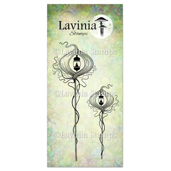 Lavinia Acrylic Stamp FOREST LANTERNS LAV769
