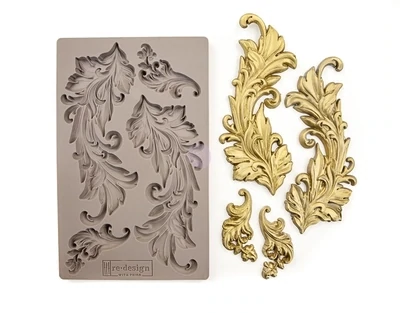 PRIMA Re-Design Decor Moulds BAROQUE SWIRLS **Pre-Order