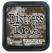 Ranger Distress Ink Pad SCORCHED TIMBER