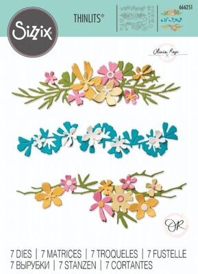 Sizzix Thinlits Die Set WOODLAND BORDERS 666251