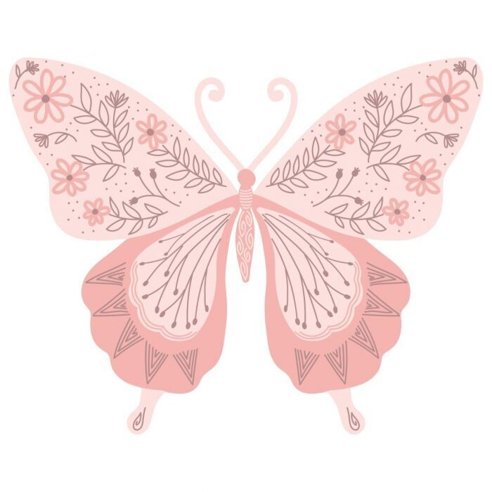 Sizzix Layered Stamps DECORATED BUTTERFLY