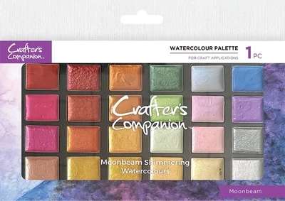 Crafter&#39;s Companion Watercolour Palette Shimmering MOONBEAM