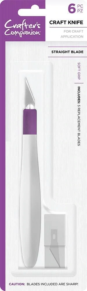 Crafters Companion Craft Knife SOFT GRIP STRAIGHT