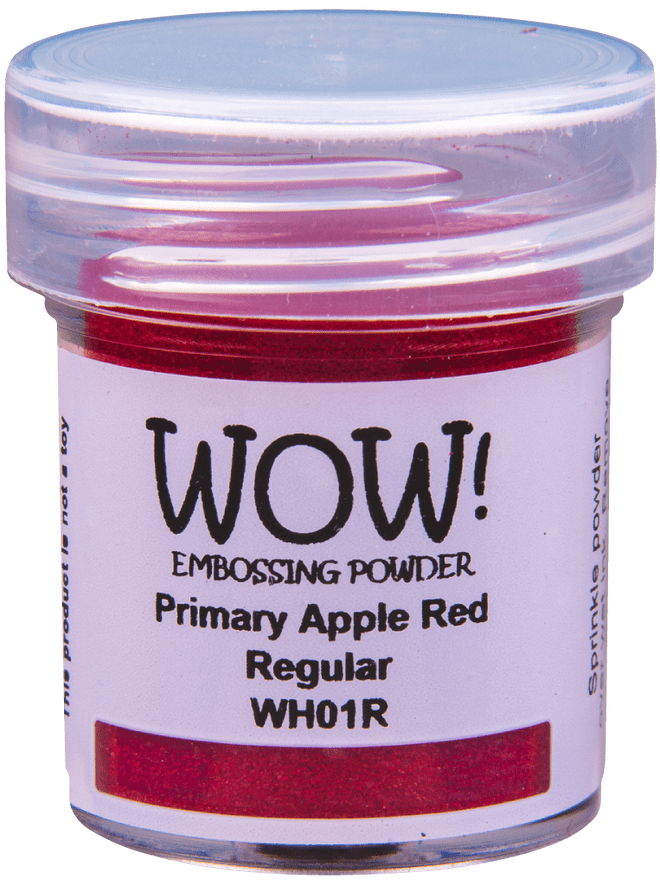WOW Embossing Powder Reular Primary APPLE RED