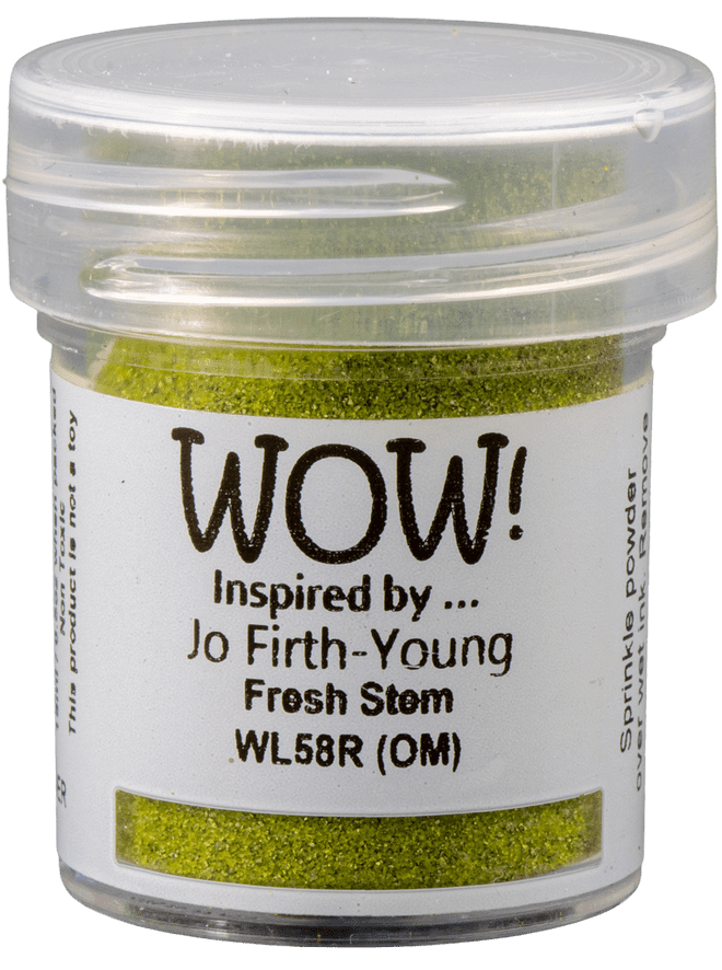 WOW! Embossing Powder Regular WL58R(OM) FRESH STEM by Jo Firth Young