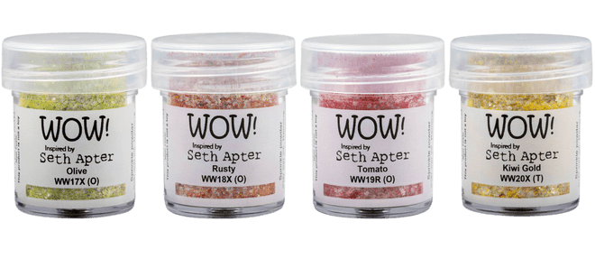 WOW! Embossing Powders Quads - CITRUS Quad WOWKQ002 by Seth Apter