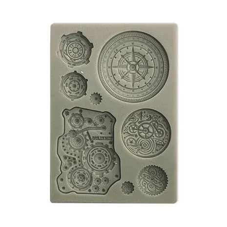 Stamperia Silicone Mould A6 Around The World MECHANISMS KACM13
