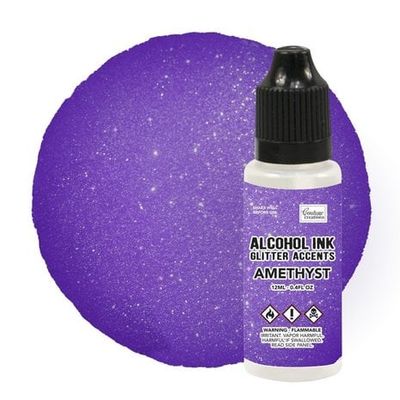 Couture Creation Alcohol Ink Glitter Accents 12ml AMETHYST