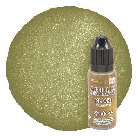 Couture Creation Alcohol Ink Glitter Accents 12ml KHAKI