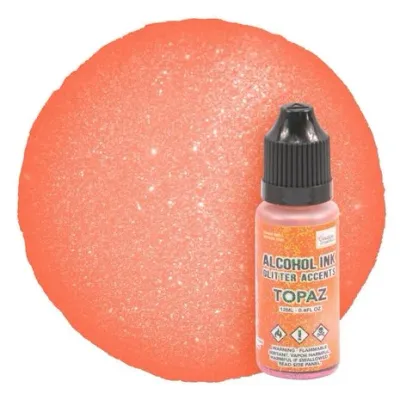 Couture Creation Alcohol Ink Glitter Accents 12ml TOPAZ