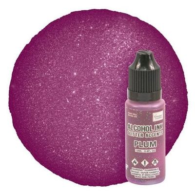 Couture Creation Alcohol Ink Glitter Accents 12ml PLUM