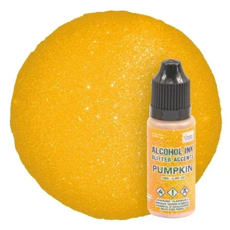 Couture Creation Alcohol Ink Glitter Accents 12ml PUMPKIN