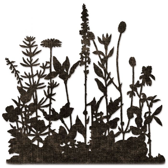 Sizzix Thinlits Die Set FLOWER FIELD 665369