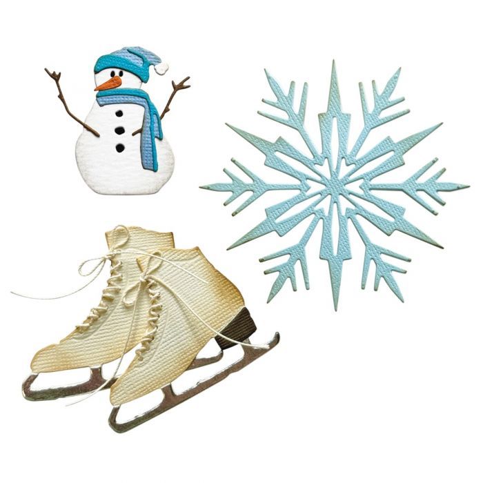 Sizzix Thinlits Die Set VAULT WINTER WISHES 666717