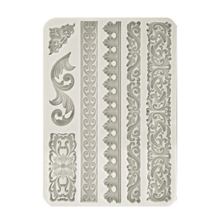 Stamperia Silicone Mould A5 GREEK BORDERS