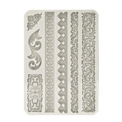 Stamperia Silicone Mould A5 GREEK BORDERS