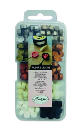Aladine Wax Flowers Box METALLIC
