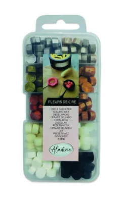 Aladine Wax Flowers Box METALLIC