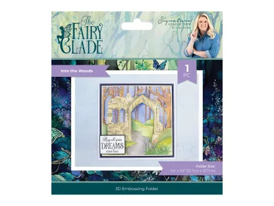 Crafters Companion The Fairy Glade 3D Embossing Folder 5.5&quot; x 5.5&quot; INTO THE WOODS