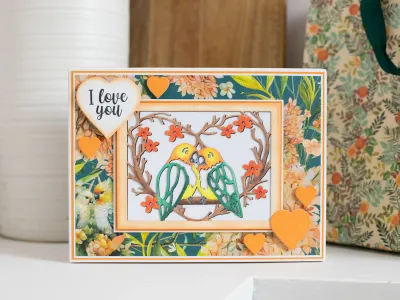 Crafters Companion Creat A Card Die I LOVE YOU