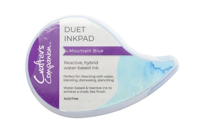Crafters Companion Duet Inkpad MOUNTAIN BLUE