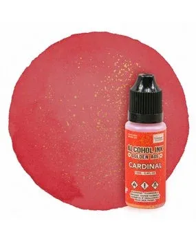 Couture Creations Alcohol Ink Golden Age CARDINAL