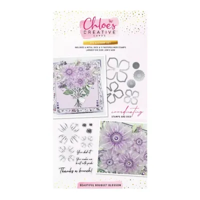 Chloe&#39;s Creative Die &amp; Stamp Set BRIDE &amp; GROOM