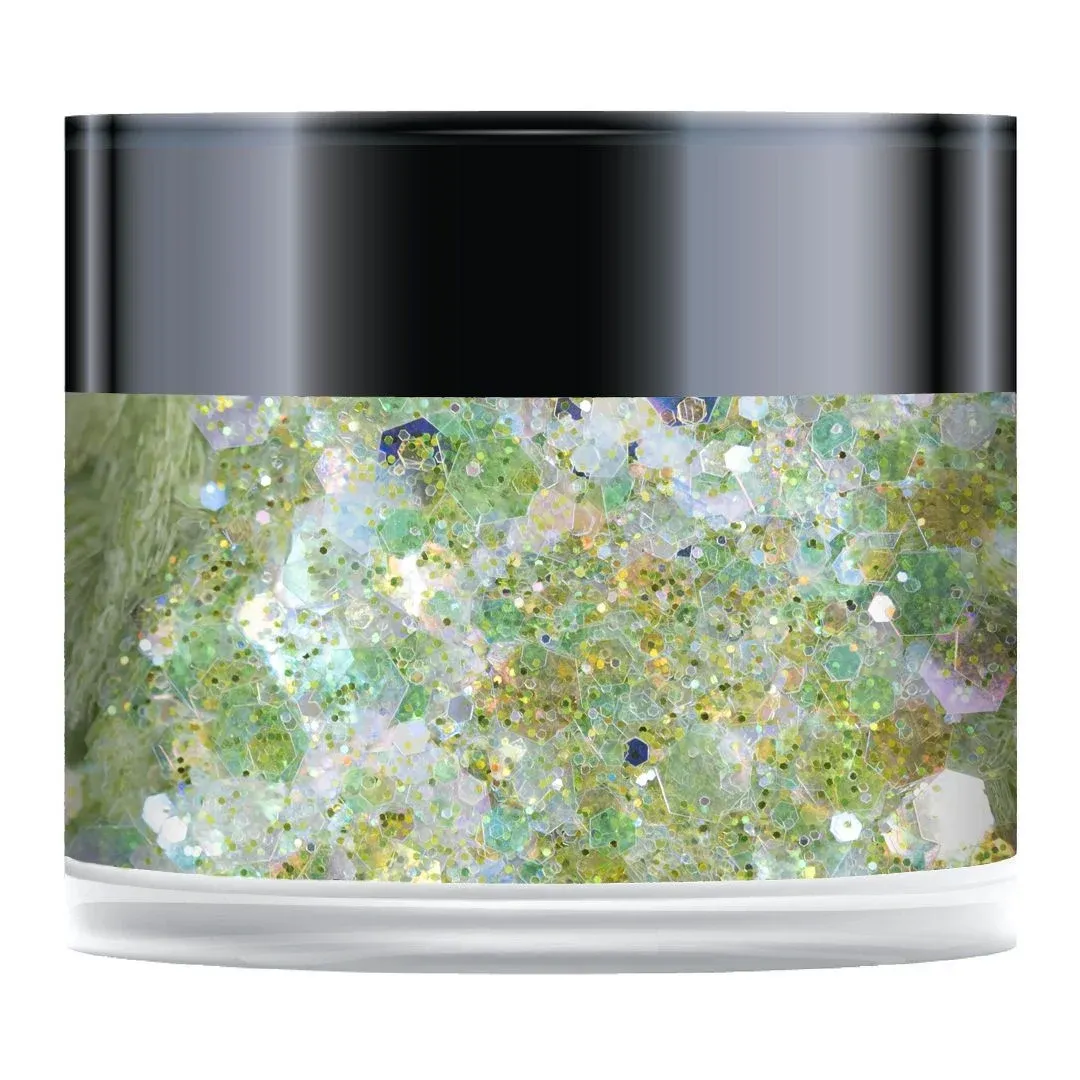 Chloe&#39;s Creative Sparkelicious Glitter RAINBOW GREEN