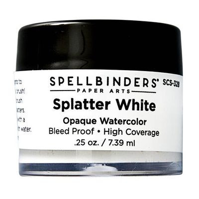 Spellbinders SPLATTER WHITE Paint