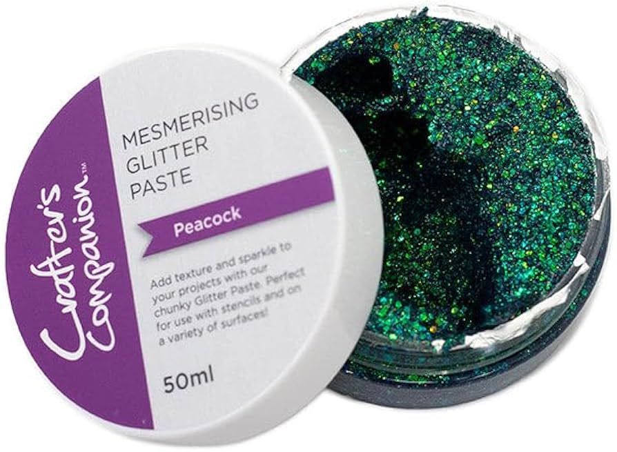 Crafters Companion Mesmerising Glitter Paste PEACOCK