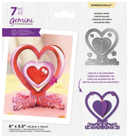 Gemini Dimensionals Die Set CREATE A 3D ORNAMENT