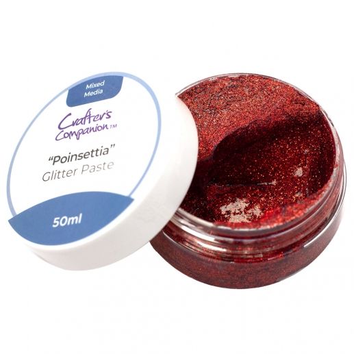 Crafters Companion Glitter Paste POINSETTIA