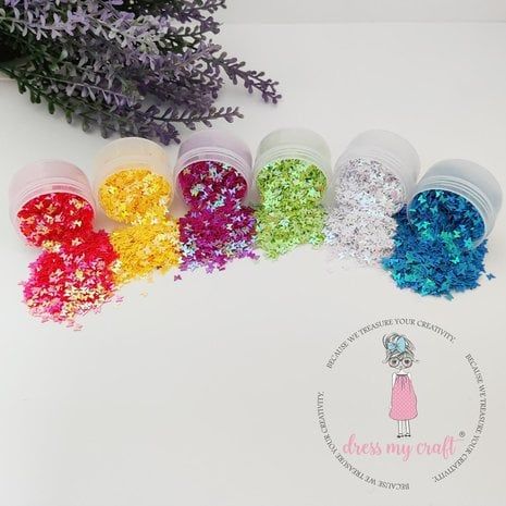 Dress My Craft Sequins Family Pack BUTTERFLY