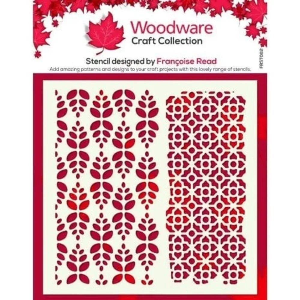 Woodware Stencil 6&quot; x 6&quot; MEDINA FRST082