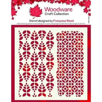 Woodware Stencil 6&quot; x 6&quot; MEDINA FRST082