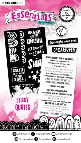 Studio Light Art By Marlene Sticky Quotes ESSENTIAL