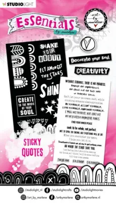 Studio Light Art By Marlene Sticky Quotes ESSENTIAL