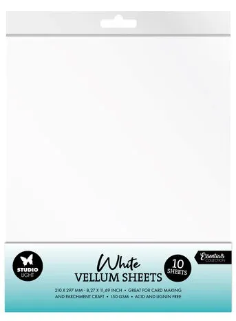 Studio Light A4 Vellum WHITE x 10