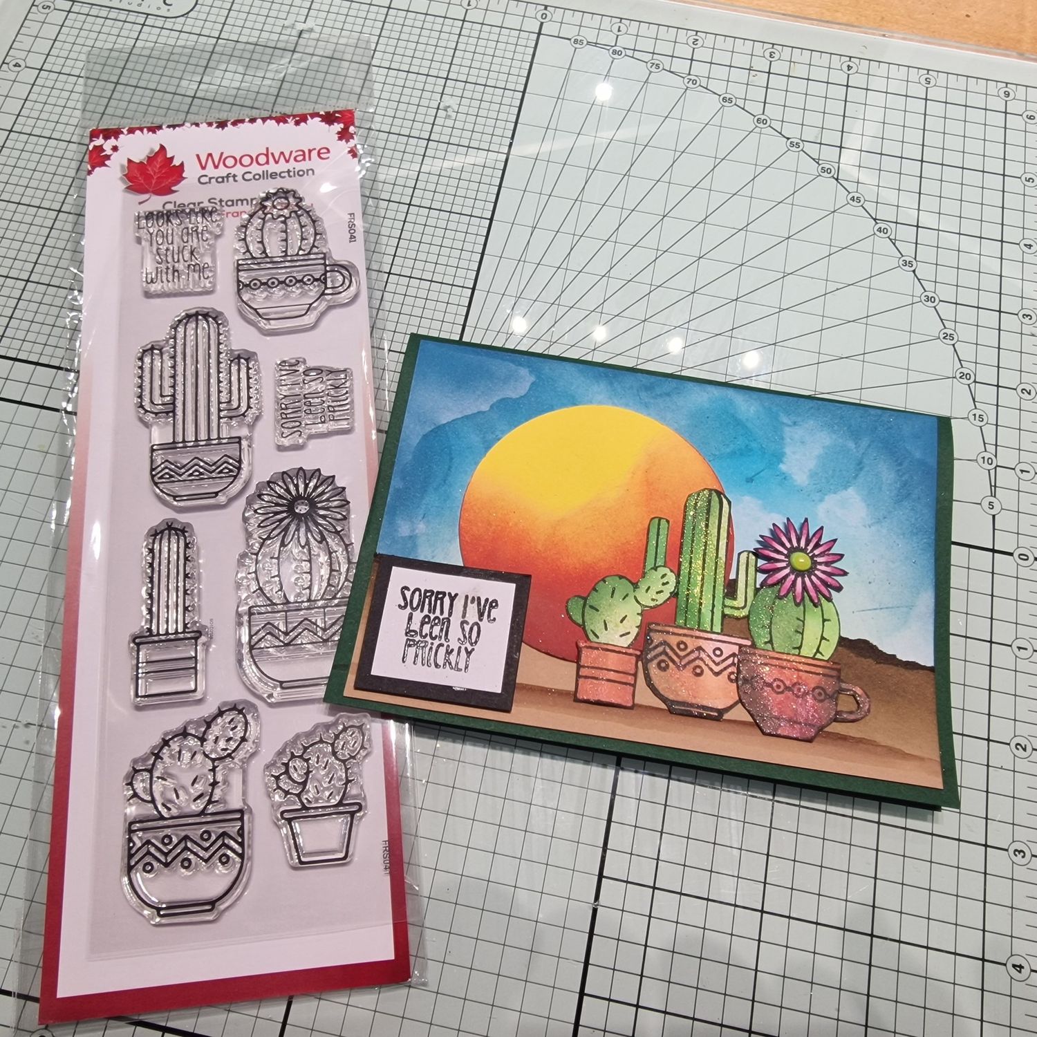 Woodware Clear Stamp Set SUCCULENTS FRS041