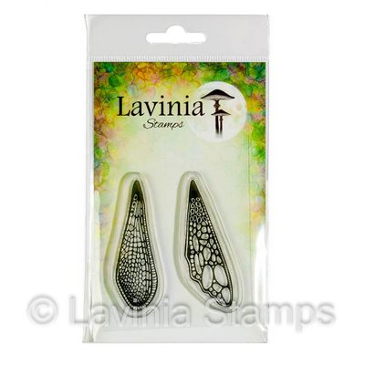 Lavinia Acrylic Stamp LARGE MOULTED WINGS
