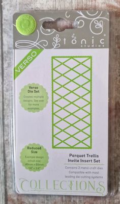 Tonic Collections Verso PARQUET TRELLIS INVITE INSERT