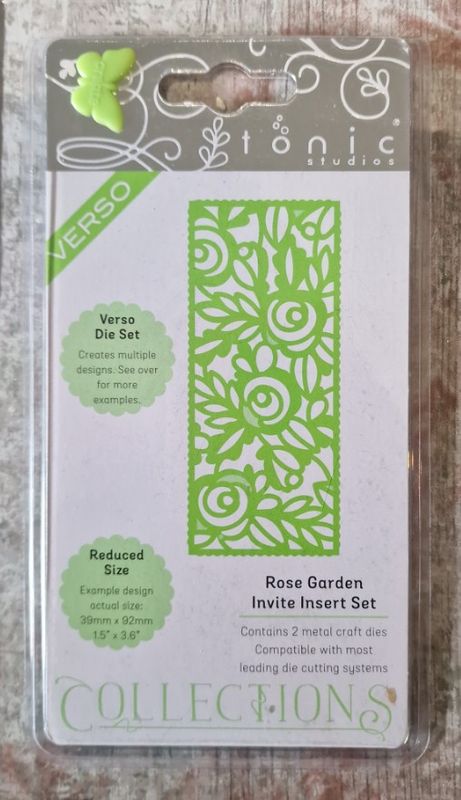 Tonic Collections Verso ROSE GARDEN INVITE INSERT