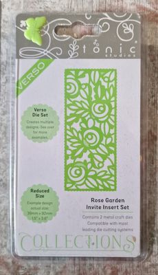 Tonic Collections Verso ROSE GARDEN INVITE INSERT