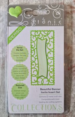 Tonic Collections Verso BEAUTIFUL BANNER INVITE INSERT
